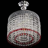 Люстра Венеция Капель №1 с подвесом Красная в Новокузнецке Люстра Венеция Капель №1 с подвесом Красная в Новокузнецке