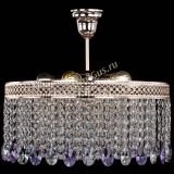 Люстра Венеция Капель журавлик фиолетовая в Новокузнецке