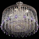 Люстра Венеция Капель журавлик фиолетовая в Новокузнецке