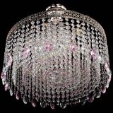 Люстра Венеция Капель журавлик розовая в Новокузнецке