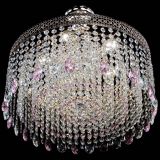 Люстра Венеция Капель журавлик розовая в Новокузнецке