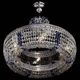 Люстра Венеция Кольцо с подвесом Синяя в Новокузнецке Люстра Венеция Кольцо с подвесом Синяя в Новокузнецке