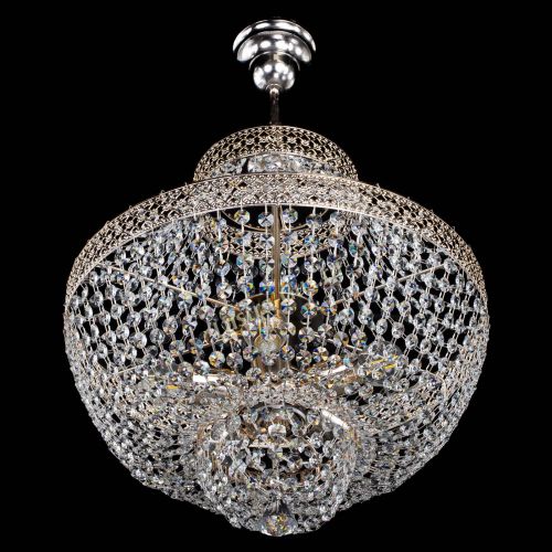 Люстра Венеция Купол №5 конус с подвесом в Новокузнецке Гусь Хрустальный