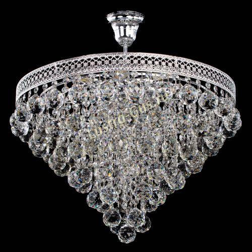 Люстра Венеция Пирамида шар 40 в Новокузнецке Гусь Хрустальный