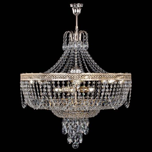 Люстра Венеция Водопад Каскад №13 с подвесом в Новокузнецке Гусь Хрустальный
