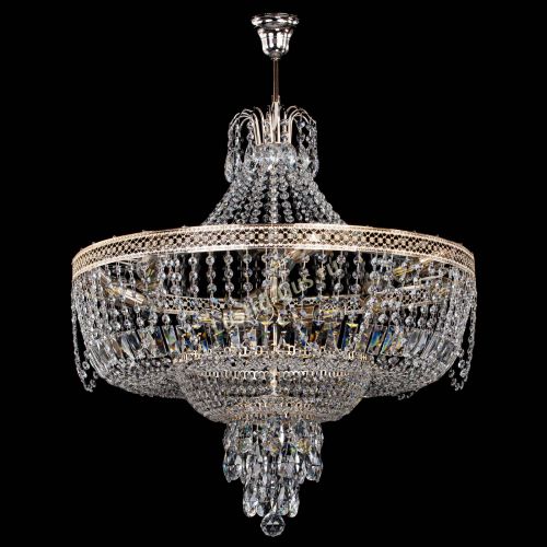 Люстра Венеция Водопад Каскад №13 с подвесом в Новокузнецке Гусь Хрустальный