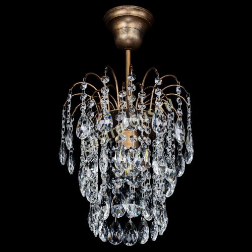 Люстра Весна журавлик под бронзу в Новокузнецке Гусь Хрустальный