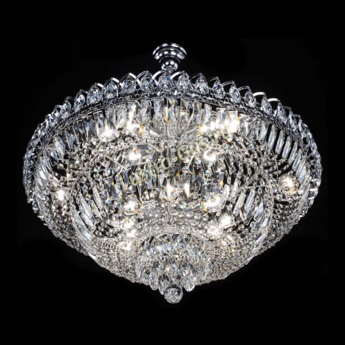 Люстра Водопад с подвесом  в Новокузнецке Гусь Хрустальный