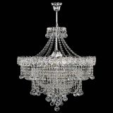 Люстра Водопад Софья, Диаметр 600 мм, Серебро, Люстры Гусь Хрустальный Люстра Водопад Софья, Диаметр 600 мм, Серебро, Люстры Гусь Хрустальный