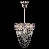 Люстра Водоворот №1 мини с подвесом фиолетовая в Новокузнецке