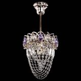 Люстра Водоворот №1 мини с подвесом фиолетовая в Новокузнецке