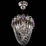 Люстра Водоворот №1 мини с подвесом фиолетовая в Новокузнецке