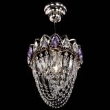 Люстра Водоворот №1 мини с подвесом фиолетовая в Новокузнецке