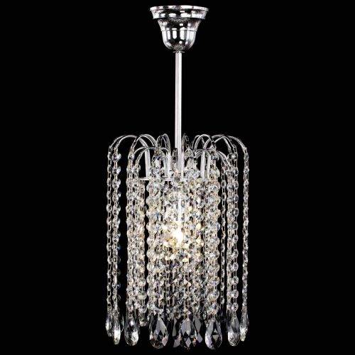 Люстра Зима капель журавлик черная в Новокузнецке Гусь Хрустальный