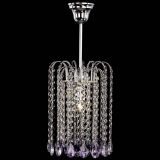 Люстра Зима капель журавлик фиолетовая в Новокузнецке