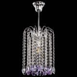 Люстра Зима капель журавлик фиолетовая в Новокузнецке