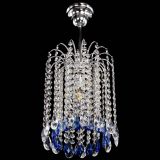 Люстра Зима капель журавлик синяя в Новокузнецке Люстра Зима капель журавлик синяя в Новокузнецке