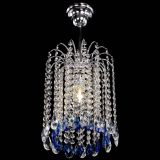 Люстра Зима капель журавлик синяя в Новокузнецке Люстра Зима капель журавлик синяя в Новокузнецке