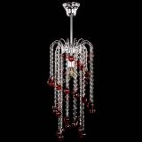 Люстра Зима каскад шар 30 красная в Новокузнецке Люстра Зима каскад шар 30 красная в Новокузнецке