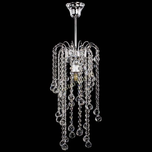 Люстра Зима каскад шар 30 в Новокузнецке Гусь Хрустальный