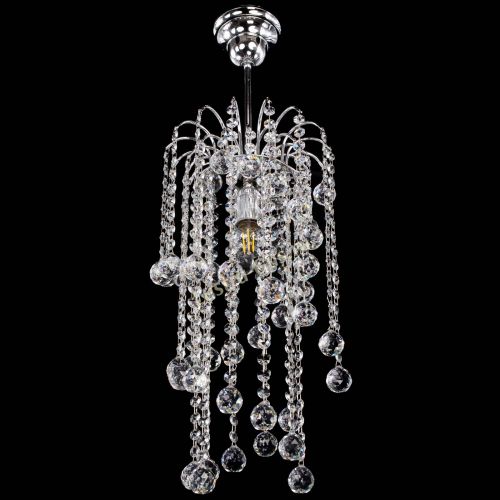 Люстра Зима каскад шар 30 в Новокузнецке Гусь Хрустальный