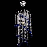 Люстра Зима каскад шар 30 синяя в Новокузнецке Люстра Зима каскад шар 30 синяя в Новокузнецке