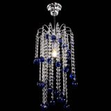 Люстра Зима каскад шар 30 синяя в Новокузнецке Люстра Зима каскад шар 30 синяя в Новокузнецке