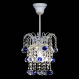 Люстра Зима шар синяя (белая патина) в Новокузнецке Люстра Зима шар синяя (белая патина) в Новокузнецке