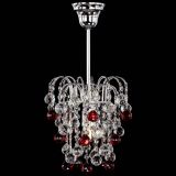 Люстра Зима шар красная в Новокузнецке