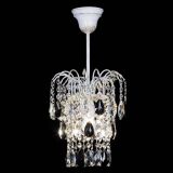 Люстра Зима журавлик черная (белая патина) в Новокузнецке