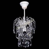 Люстра Зима журавлик черная (белая патина) в Новокузнецке