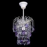 Люстра Зима журавлик фиолетовая (белая патина) в Новокузнецке