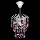 Люстра Зима журавлик красная (белая патина) в Новокузнецке