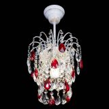 Люстра Зима журавлик красная (белая патина) в Новокузнецке