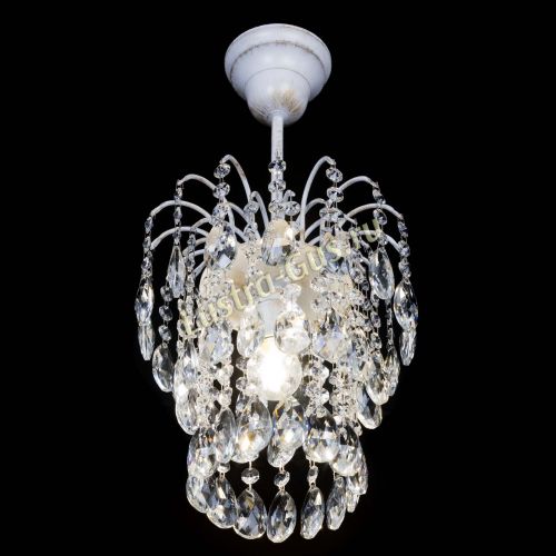 Люстра Зима журавлик белая в Новокузнецке Гусь Хрустальный