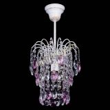 Люстра Зима журавлик розовая (белая патина) в Новокузнецке