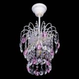 Люстра Зима журавлик розовая (белая патина) в Новокузнецке