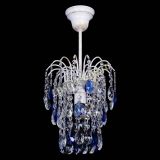 Люстра Зима журавлик синяя (белая патина) в Новокузнецке