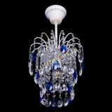 Люстра Зима журавлик синяя (белая патина) в Новокузнецке