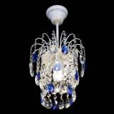 Люстра Зима журавлик синяя (белая патина) в Новокузнецке