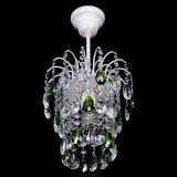 Люстра Зима журавлик зеленая (белая патина) в Новокузнецке