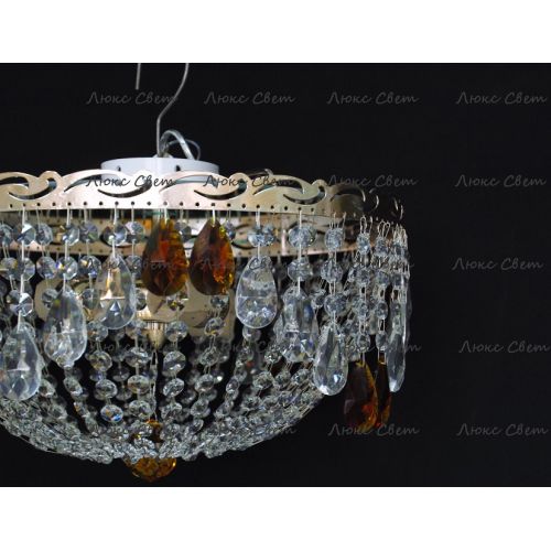 Люстра Анжелика журавлик чайная в Новокузнецке Гусь Хрустальный