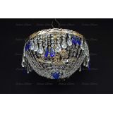 Люстра Анжелика журавлик синяя в Новокузнецке