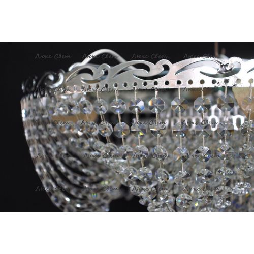 Люстра Анжелика Волна  в Новокузнецке Гусь Хрустальный