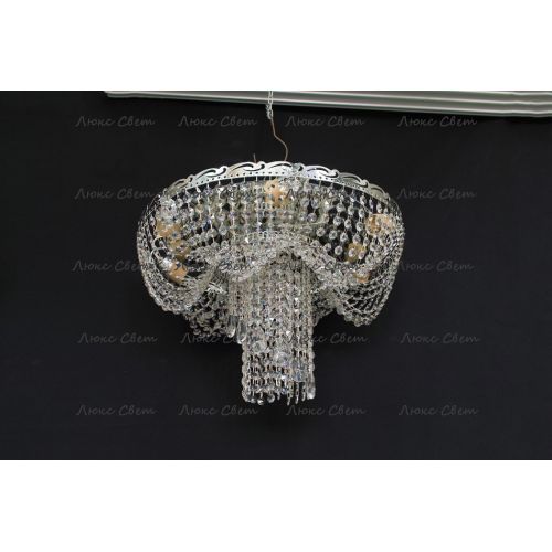 Люстра Анжелика Волна  в Новокузнецке Гусь Хрустальный