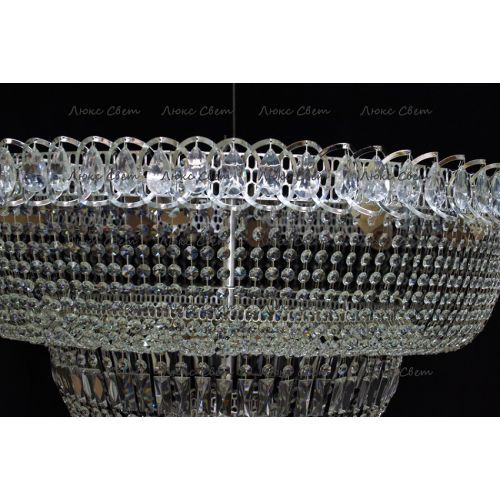 Люстра Водопад 800 мм в Новокузнецке Гусь Хрустальный