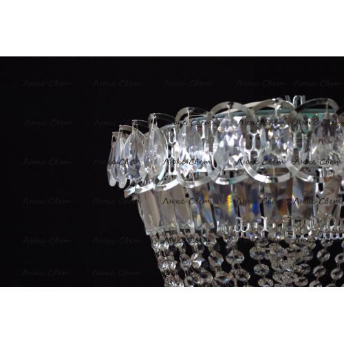 Люстра Катерина Водоворот 1 лампа в Новокузнецке Гусь Хрустальный