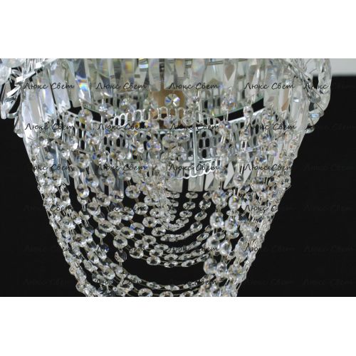 Люстра Катерина Водоворот 1 лампа в Новокузнецке Гусь Хрустальный