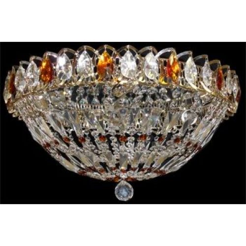 Люстра Водоворот Купол 2 цветная в Новокузнецке Гусь Хрустальный