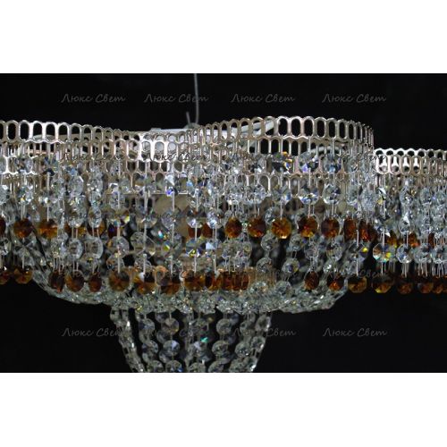 Люстра Лотос чайная в Новокузнецке Гусь Хрустальный